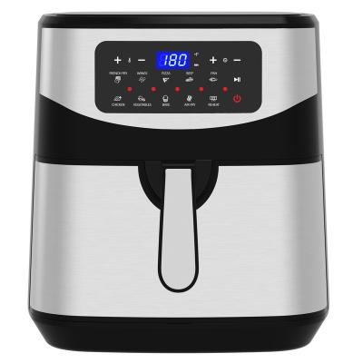 China Digital Touch Screen 7.2L Basket Air Fryer Oven Toaster Commercial Bread Maker for sale