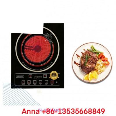 China Hotel Factory Price OEM B2B New Design Smart Touch Control Single Infrared Electric 2000W Cooker for sale