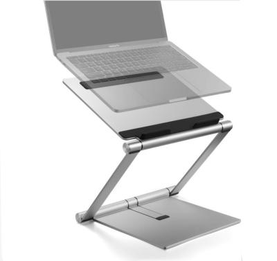 China Small Laptop Stand, Multi-angle Aluminum Ergonomic Foldable Laptop Riser, Adjustable Notebook Stand Holder for sale