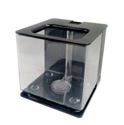 China Easy plastic nano acrylic tank that cleans up like magic (black) for sale