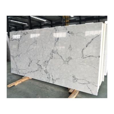 China Artificial Slate China Kitchen Countertops White Quartz Stone Counterto Against Quartz Pollution for sale