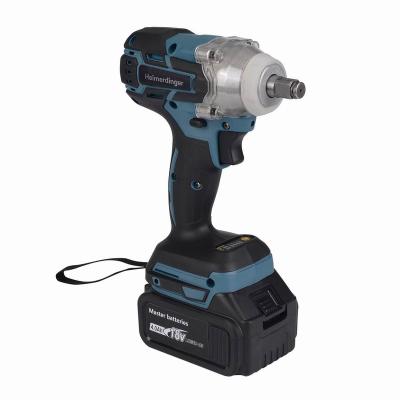 China Building& industry& construction of the cordless and brushless impact wrench with an 18V 4.0Ah lithium ion battery for sale