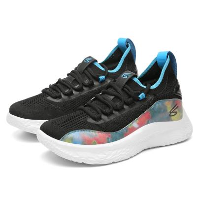 China Basketball Shoes Men OEM Odm Basketball Shoes No Brand New China Import Teenagers/Men Thick Bottom Accept CN; FUJ Fabric Pu+rubber foam rubber for sale