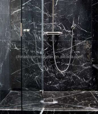 China For wall and flooring porcelain products, antique stock bathroom tiles for sale, black marble nero marquina (good price) for sale