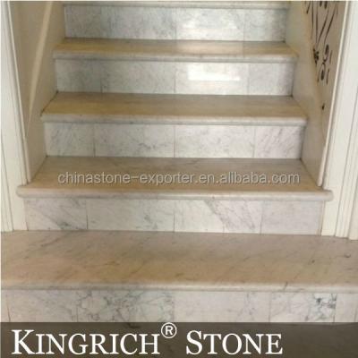 China marble stone tiles for stairs step, italian statuario marble price customized for italian statuario marble price for sale