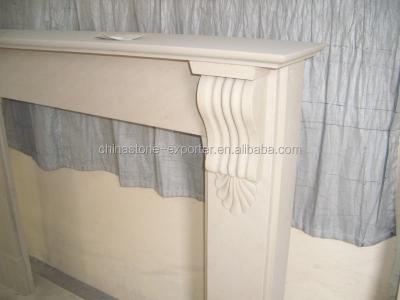 China Kr indoor stone fireplace, stone fireplace CAD drawing, artificial stone fireplace for sale