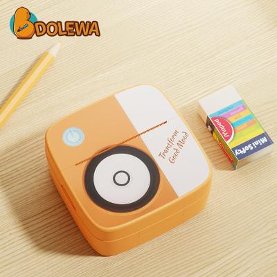 China High Quality DOLEWA DX-2DCD Impresora Portatil Phone Pocket Portable Wireless Mini Printer Thermal Label Printer Sticker Machine 57mm*25mm for sale