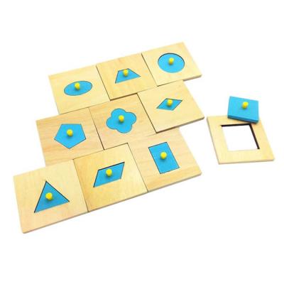 China 3D Model Safe Wooden Shape Puzzle Leaning Right Brain Training Education Toys for sale