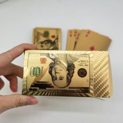 China Paper Best Dollar Deep Playing Cards Emboss Highly Flexible Fashion Silver Gold Foil Poker for sale