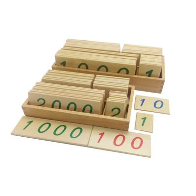 China Montessori Safe Number Learning Toy Wood Numbers Puzzles Wooden Discovery Board for Preschool Kids for sale