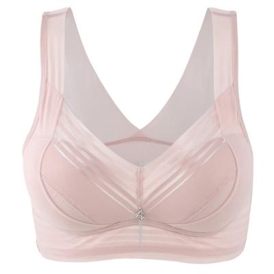 China New Design Seamless Underwear Mature Female Sexy Slim Bra Thin Cup Plus Size Bra for sale