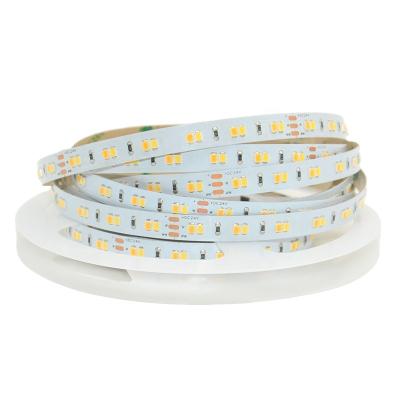 China Residential High CRI 95 Led Strip Light 12v 24v 120led Double CCT White Color IP20 2835 Smd Led Strip Light for sale