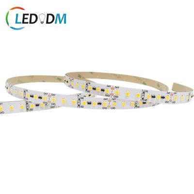 China Indoor& Outdoor 10m/roll 15m/roll SMD2835 120leds/M 24v No Drop Voltage Super Length Constant Current Led Strip Light for sale