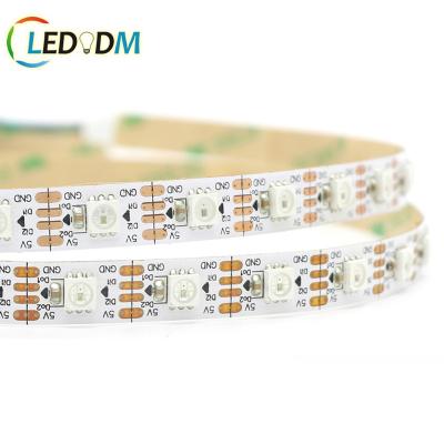 China Easy Installation SMD5050 RGB LED Strip Light WS2812B Digital LED Strip 5V For Christmas Decoration for sale