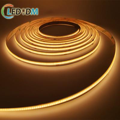 China Indoor& Tira De Luz LED Strip Light 12V 24V Outdoor High Density White Red Green Blue COB LED Strip Lights for sale