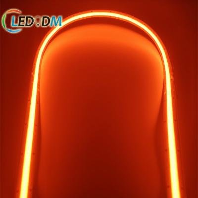 China Red color 12V 24V indoor cob led strip with 480chips per meter 10w for outdoor and indoor decoration for sale