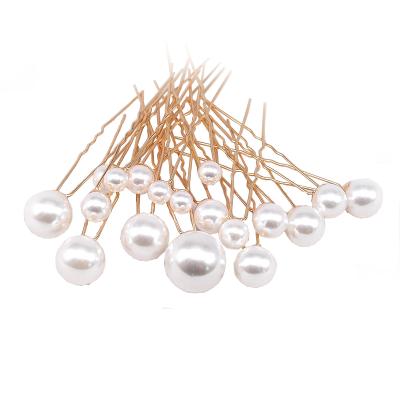 China Durable fashion best soft selling using popular fashion soft pearl product U-shaped hair pins for sale