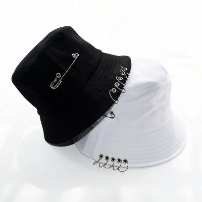 China Custom Hip Hop Logo Embroidery Bucket Hat Caps Outdoor Bucket Hats for sale