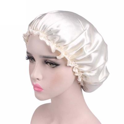 China Wholesale Supply Low Price Popular All-match Factory Product All-match Solid Color Design Satin Hair Cowls for sale