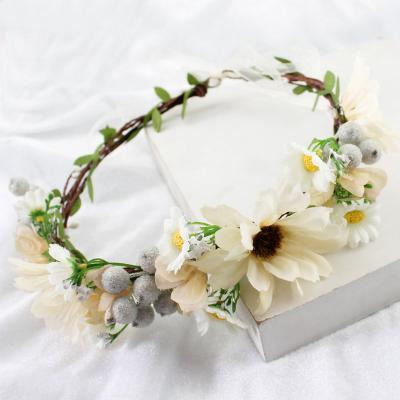 China Profession China Technology Production Daisy Hair Garland Fabric Headbands For 2021 for sale