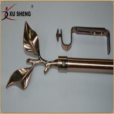 China Metal Sellings 16/19mm Decorative Iron Curtain Rods for sale