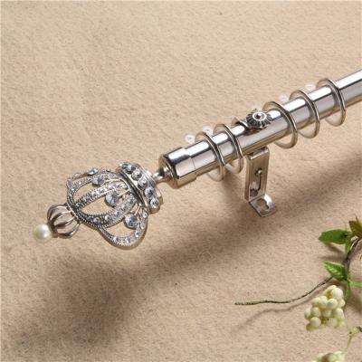 China Factory direct curtain rod sets of metal xusheng curtain rod accessories curtain rod for sale