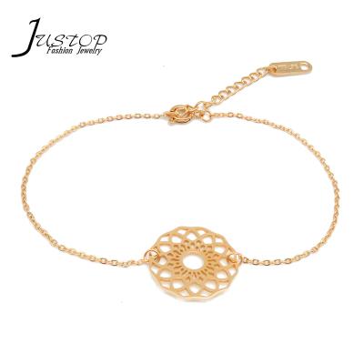 China Environmental Friendly Wholesale Bangles Gold Plated Stainless Steel Bangle Bracelet for sale