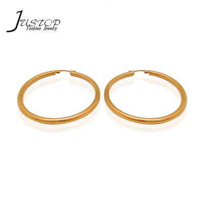 China Environmental Friendly Round 18K Gold Stainless Steel Jewelry Manufacturer Fashionable Price for sale