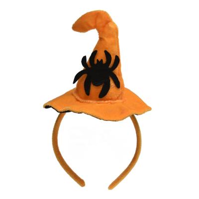 China Indoor Decoration Factory Supply Halloween Witch Hat Party Pumpkin Headband Halloween Headband for sale