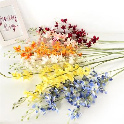 China Bulk Lifelike Modern Top Decor Table Wall Decoration Artificial Silk Home Flowers for sale