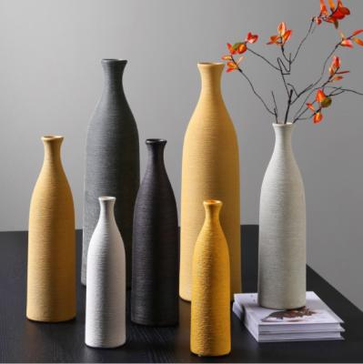 China American unique modern simple ceramic decoration home gift home creativity vase ware ceramic vase for sale