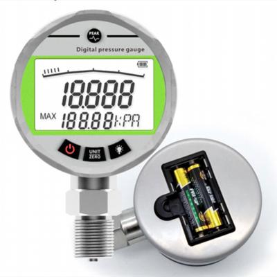 China 60mm Digital Pressure Gauge Manometer 5 Digit Dynamic Display for sale