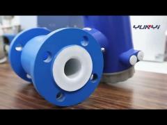 rs485 4-20ma digital flow meter anti corrosive magnetic flowmeter