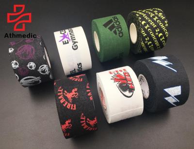 China 2021 Cotton Athmedic Hand Tear Sport Cotton Color Printed Sport Crossfit Band Crossfit Band for sale