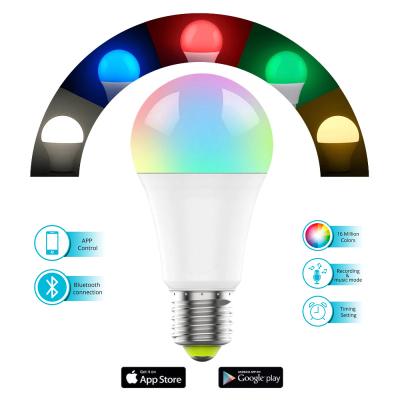 China INDOOR Remote Control Smart Light Radio Led Bulb Lamp Works With Amazon Alexa And Google Home Wifi Smart Bulb for sale