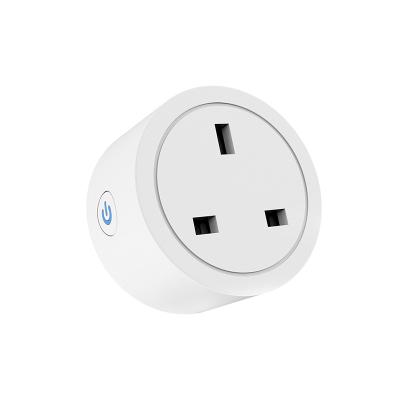 China Powerless Monitoring Wholesale Tuya WiFi Power Outlet Smart Plug for Home with Motion Light ip44 Alexa Mini Outlet Works UK 16A for sale