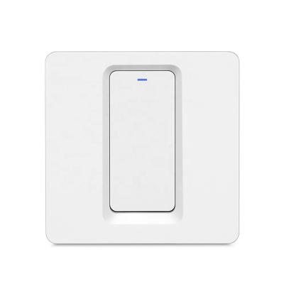 China Tuya Smart Home Smart Remote Physical Lamp Switch Touch Switch 1 Strip Physical Live Wire/ZigBee Neutral Wire Universal EU/UK for sale