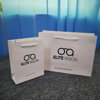 China Custom paper bag beige paper shopping bag and custom paper shopping bag and colorful paper shopping bags for sale