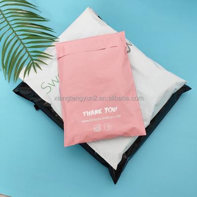 China Custom Logo Apparel Size Pink Color Water Proof Mailing Bags Mailing Customized Plastic Bag Mailing Bags for sale