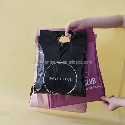 China shoes & clothing handle mailing bags custom logo wholesale biodegradable compostable bag with handle for sale