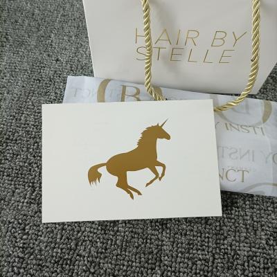 China paper & Cardboard Custom Printing Pink Gold Foil Business Thank You Cards With Logo For Small Business Order Shopping Card for sale