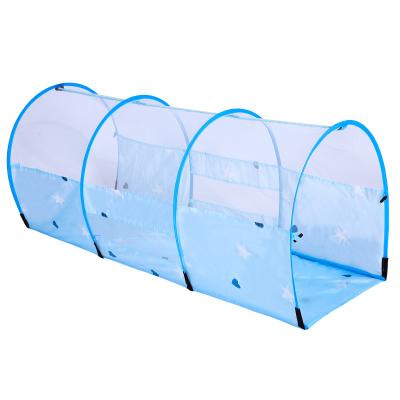 China 2021 Hot Wholesale Collapsible Taffeta Tunnel Toy Children's Game Foldable Tunnel for sale