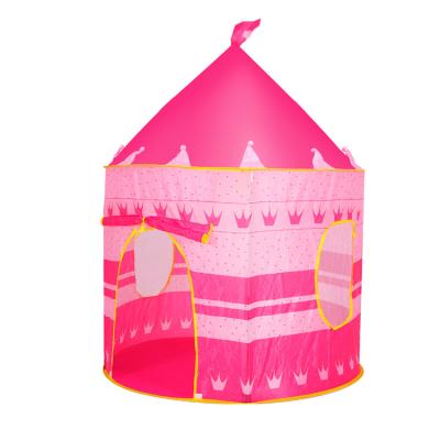 China 2021 Foldable Pink Children's Play Tent And Playhouse Simple Design Color Play Yurt Tent for sale