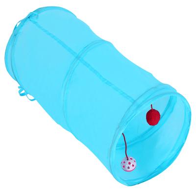 China New High Quality Folding Color Folding Pet Tunnel Play Taffeta Indoor Pet Tunnel for sale