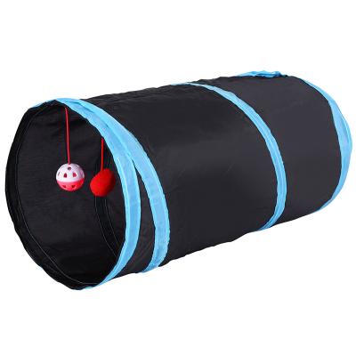 China Hot Sale Folding Design Pet Training Folding Tunnel Taffeta Indoor Pet Channel Toy for sale