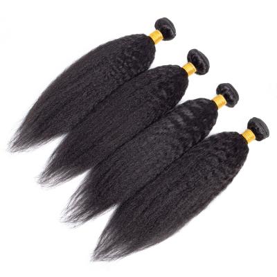 China Silky Straight Wave Cuticle Aligned Raw Unprocessed Virgin Brazilian Yaki Curly Straight Hair Bundles With Frontal100% Virgin Brazilian Hair Vendors for sale