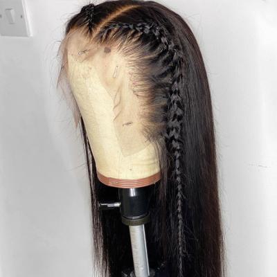 China Silky Straight Bone Wave Wigs For Women Glueless HD Color 4*4 Lace Closure Transparent Wigs, 13*4/13*6/5*5 Brazilian Hair Front Closure Wig for sale