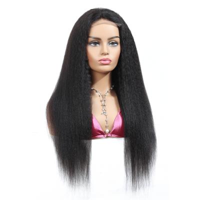 China Wholesale Peruvian Silky Straight Hair Lace Closure Wig, 13x6 Frontal Closure Hair, Pre Plucked HD Transparent Lace Closure & Headband for sale