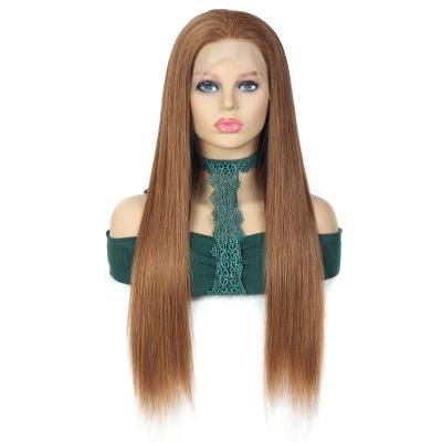 China Wholesale Price 30# 27# Silky Straight Bone Straight Wigs Brazilian Virgin Connie Wave Lace Front Hair Transparent Wigs No Shedding No Tangle for sale