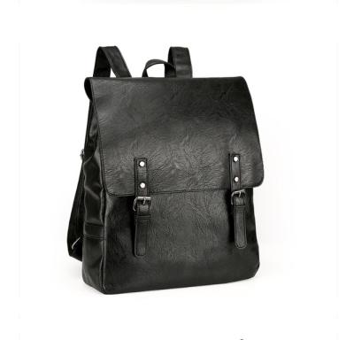 China Wholesale Fashion School Bag Rucksack Bag Genuine Leather Men for sale